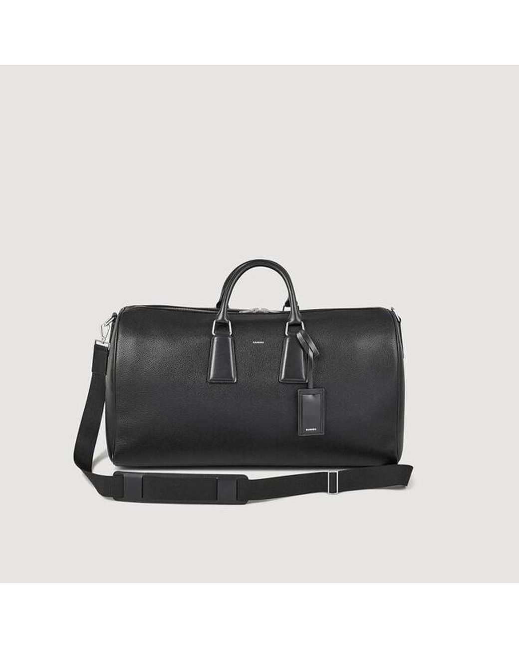 Sandro Black Weekend Bag for men