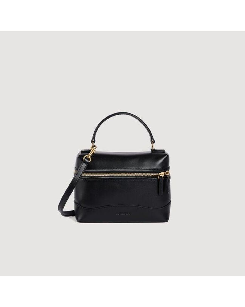Sandro Black Tangolino Leather Bag