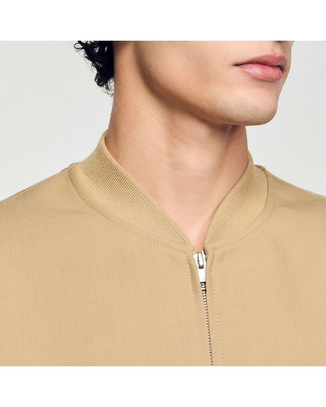 Blouson zippé Sandro pour homme en coloris Natural