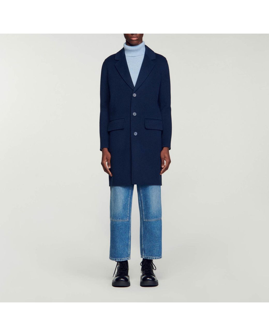 Sandro homme manteau sale