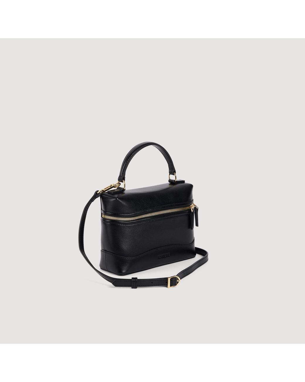 Sandro Black Tangolino Leather Bag