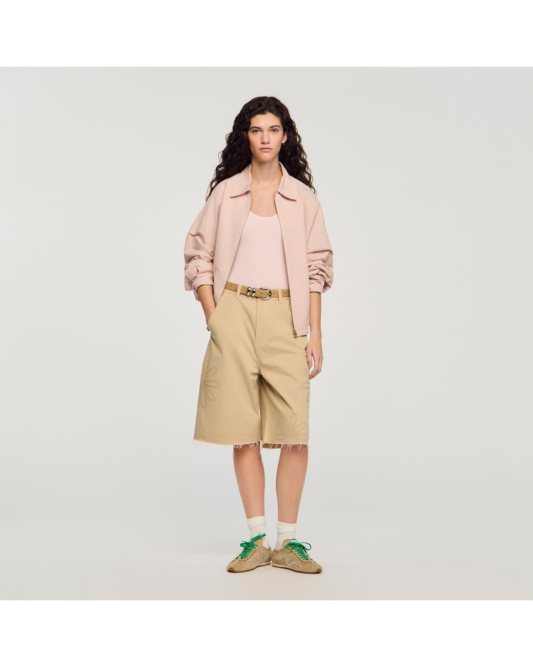 Sandro Natural Knit Bodysuit