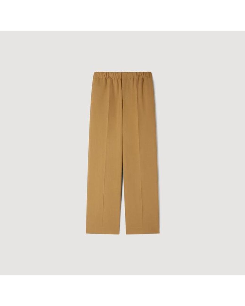 Sandro Natural Wide-Leg Trousers for men