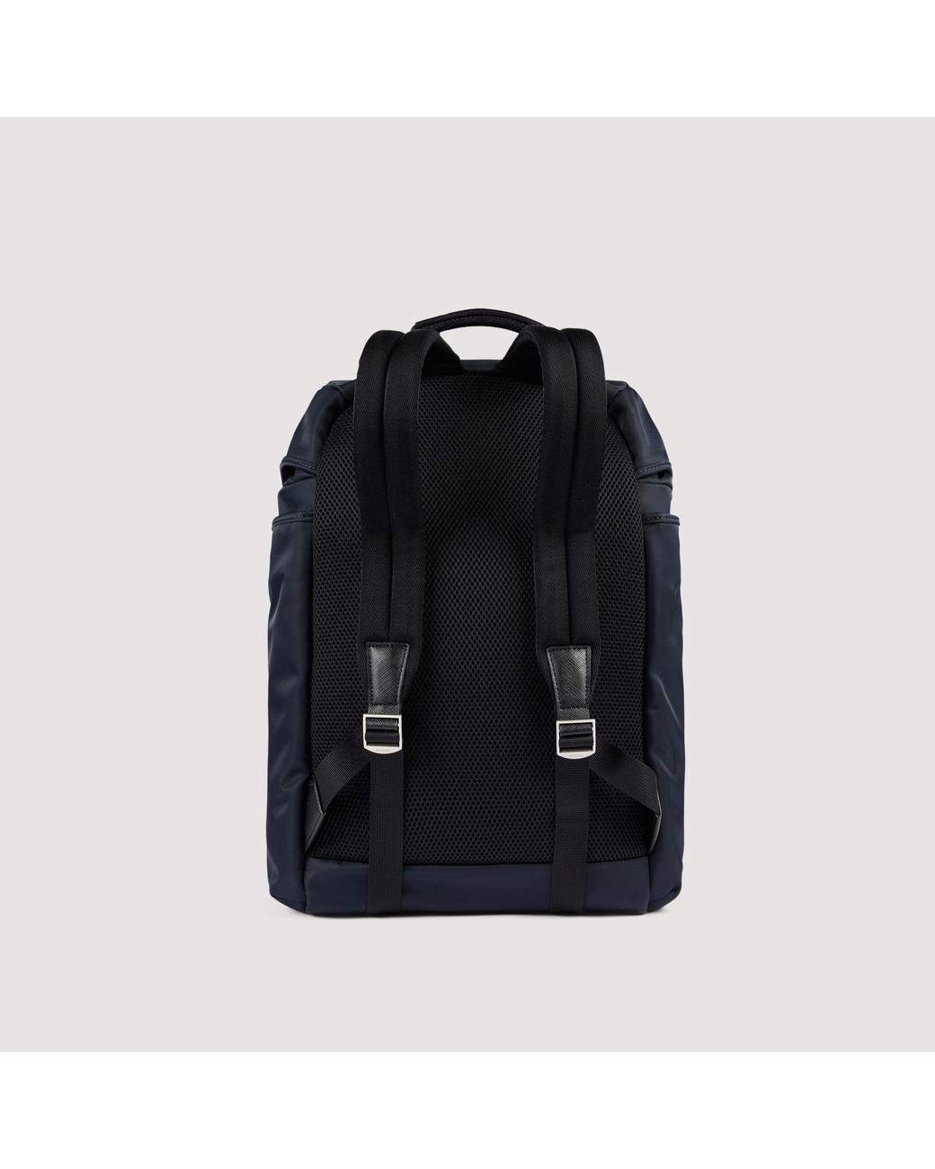 Sandro Blue Nylon Backpack for men