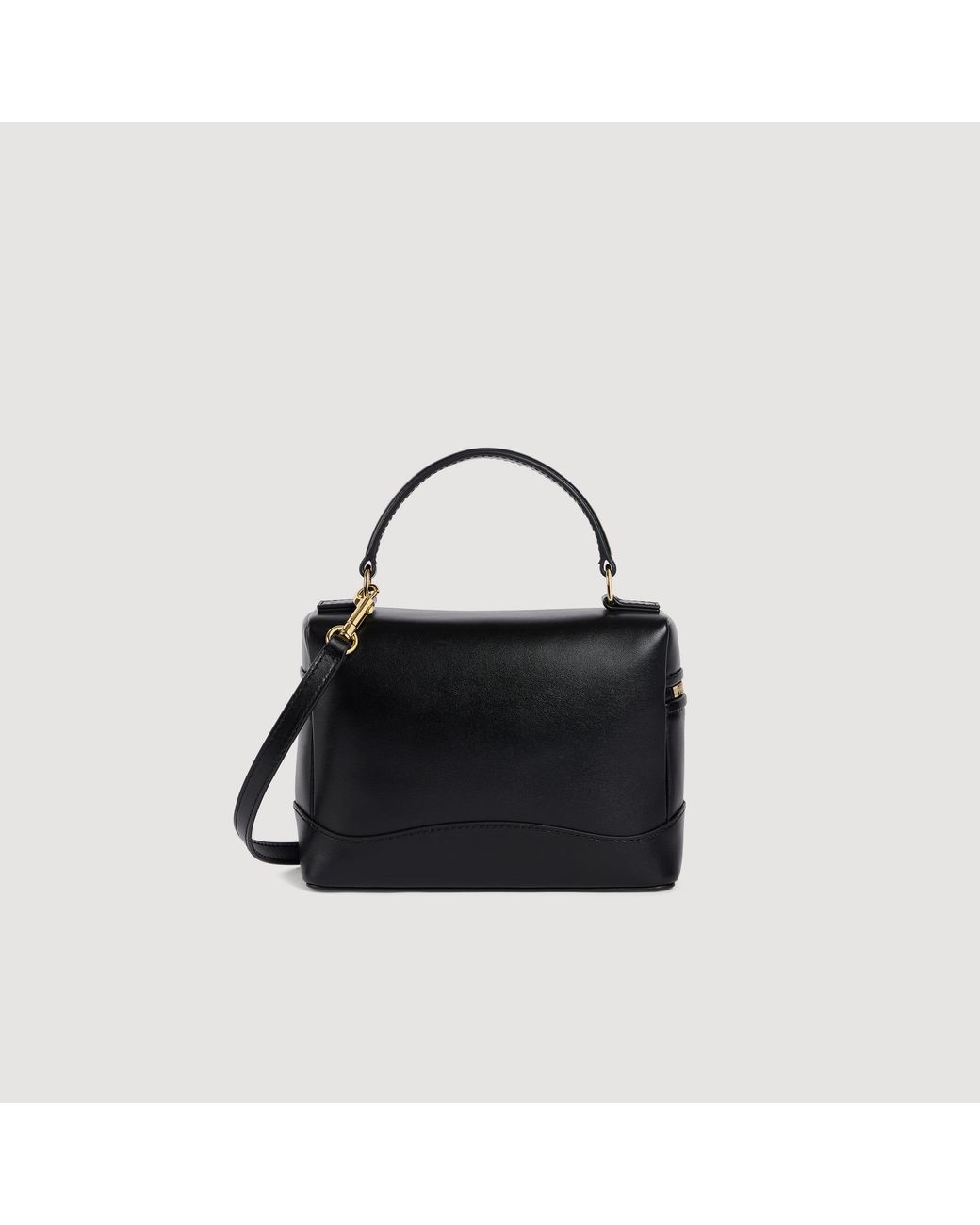 Sandro Black Tangolino Leather Bag