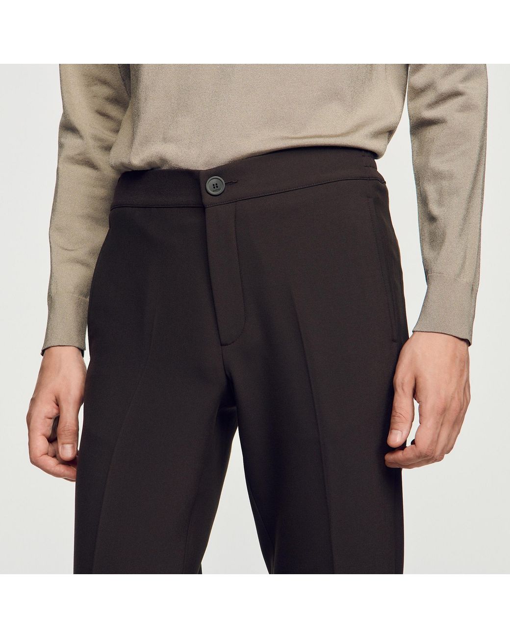 Sandro Blue Jersey Trousers for men