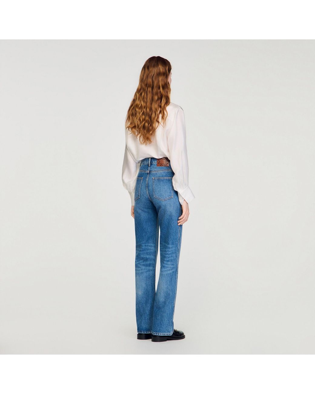 Sandro Blue Faded Jeans