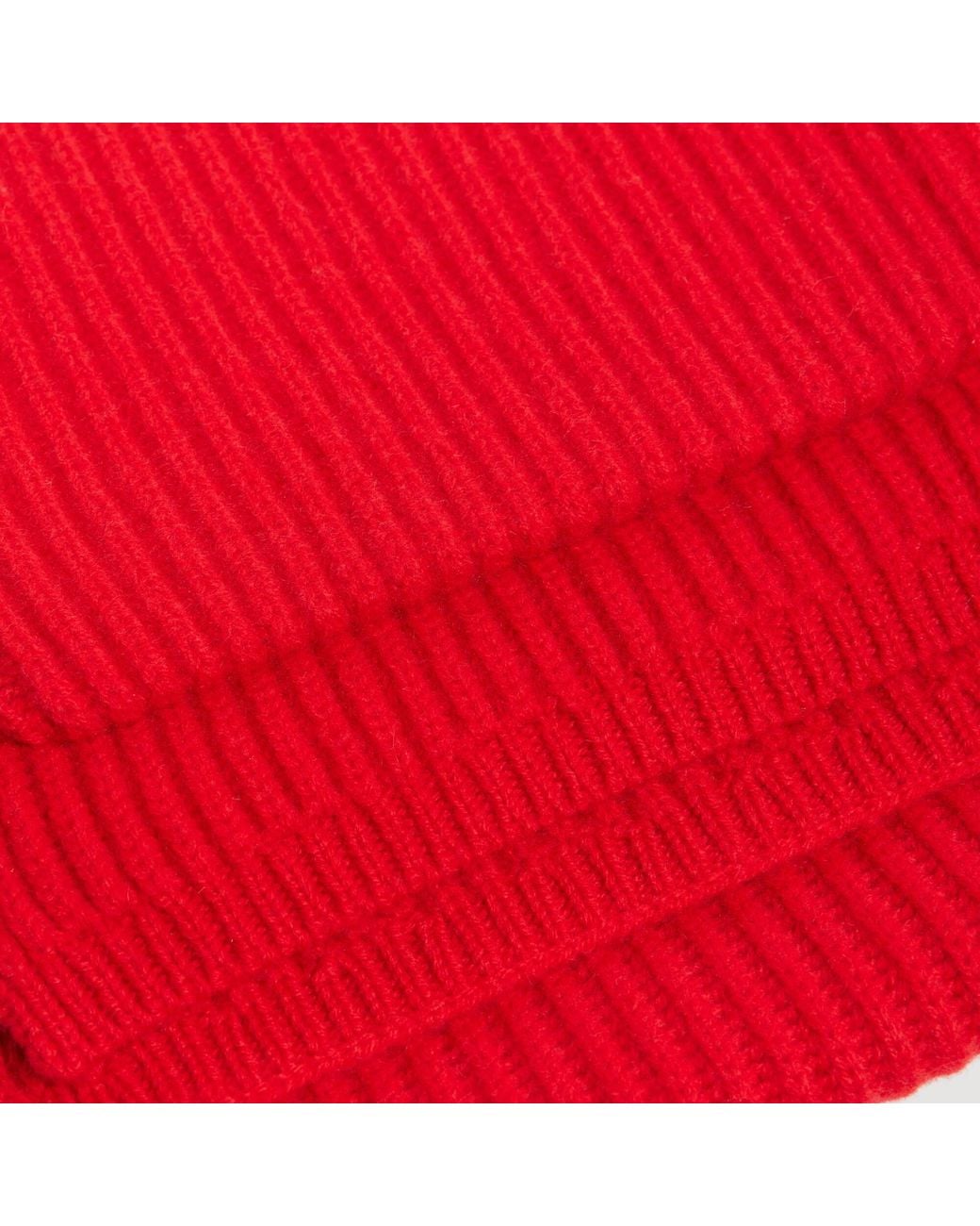 Sandro Red Wool And Cashmere Scarf