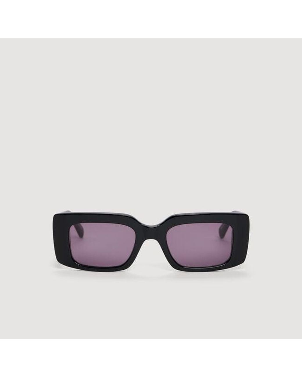 Sandro Black Logo Sunglasses