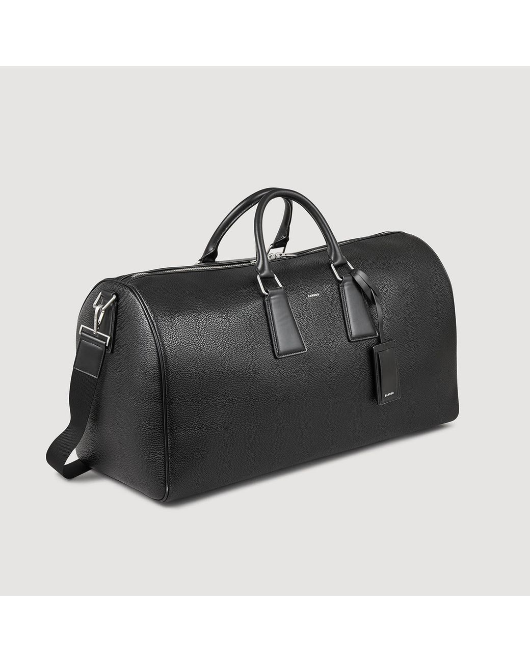 Sandro Black Weekend Bag for men