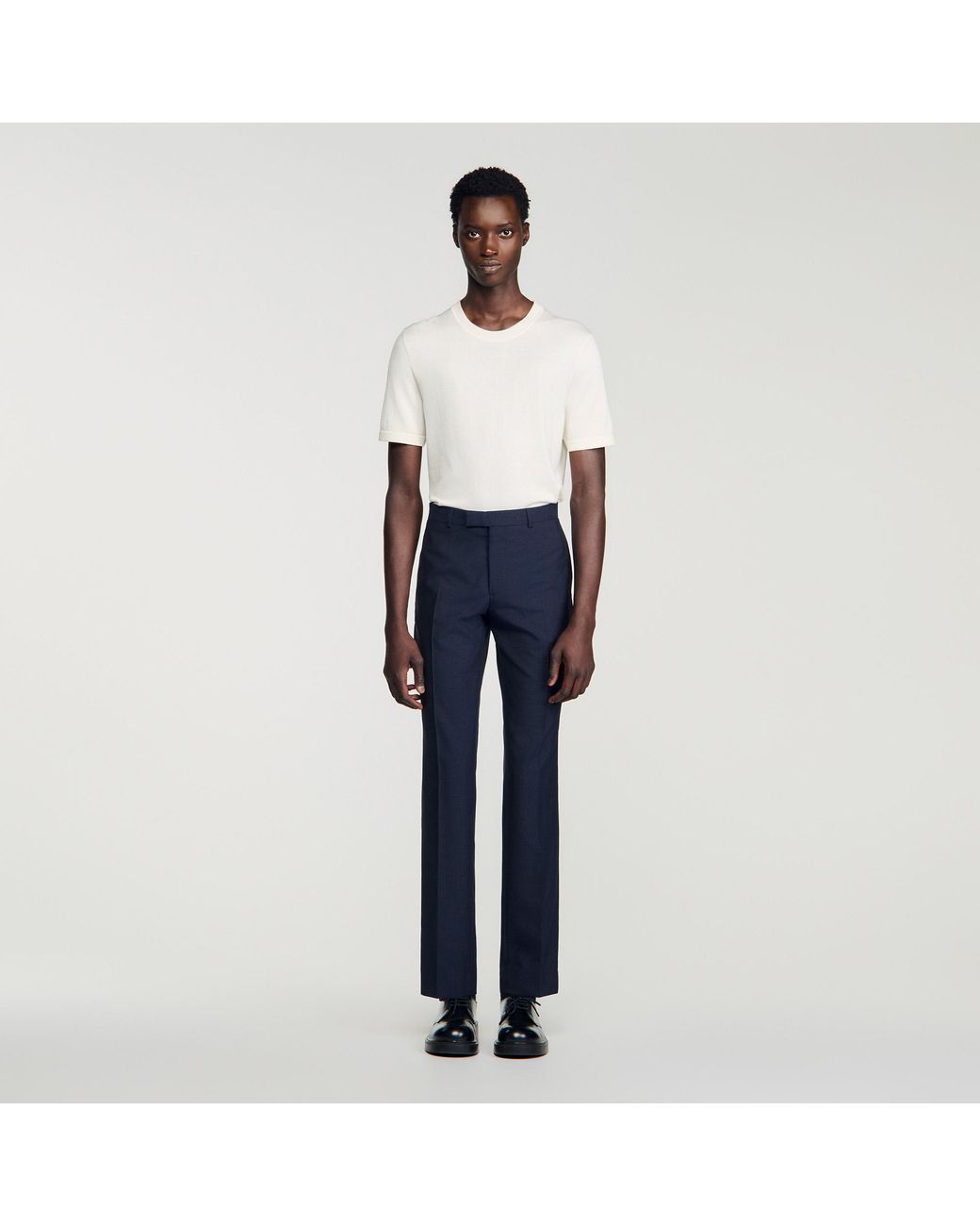 Sandro Blue Suit Trousers for men