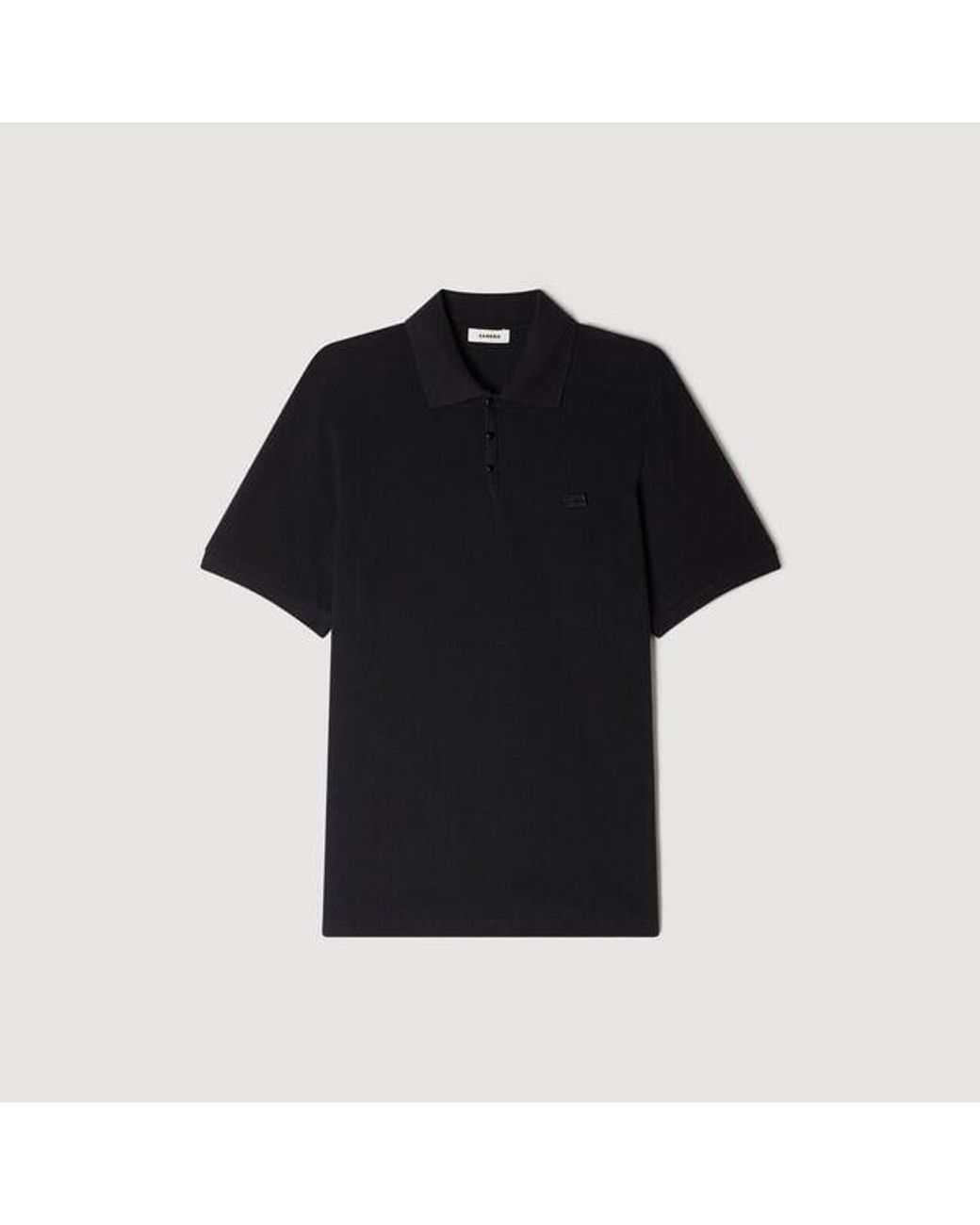 Sandro Blue Logo Polo Shirt for men