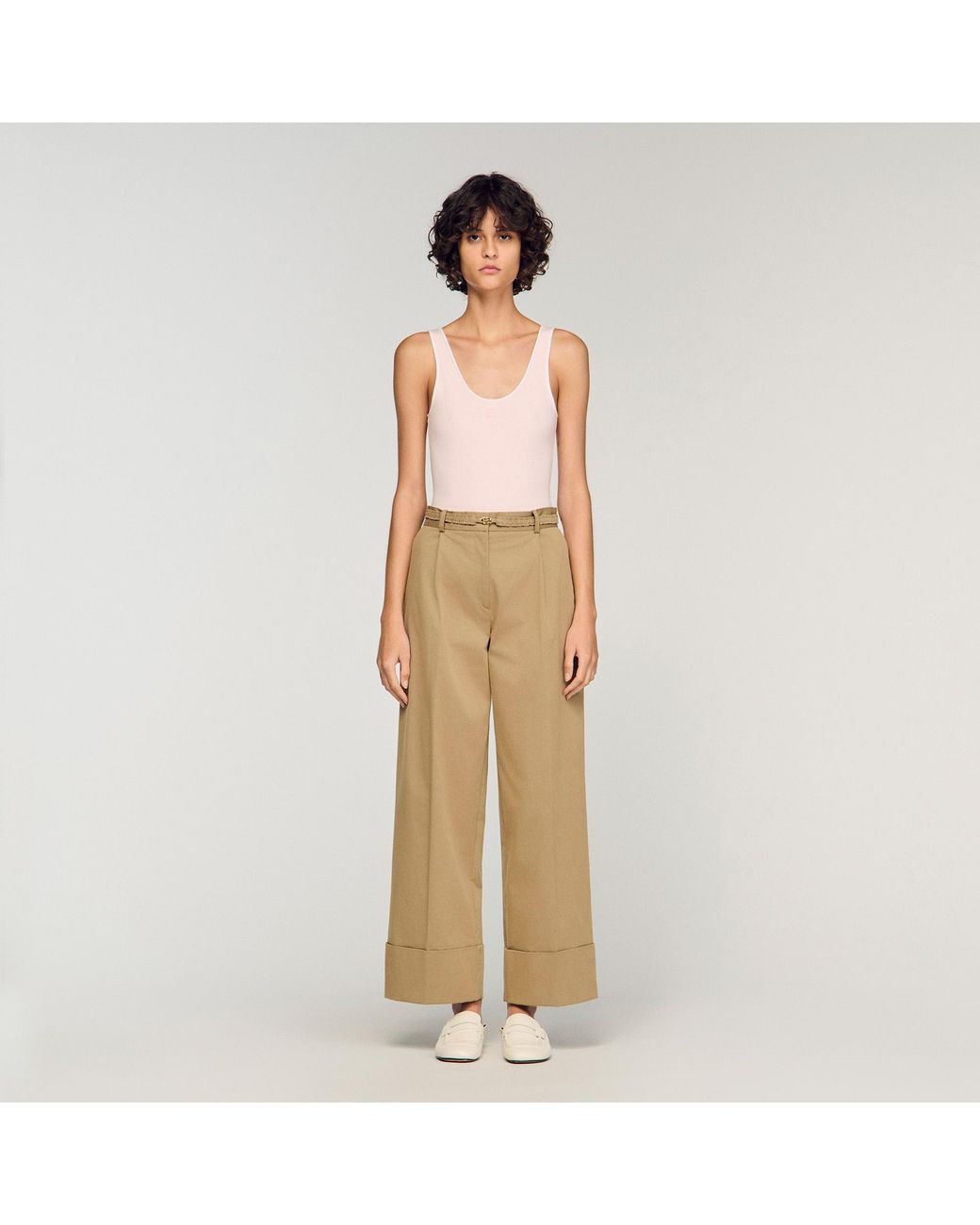 Sandro Natural Suit Trousers