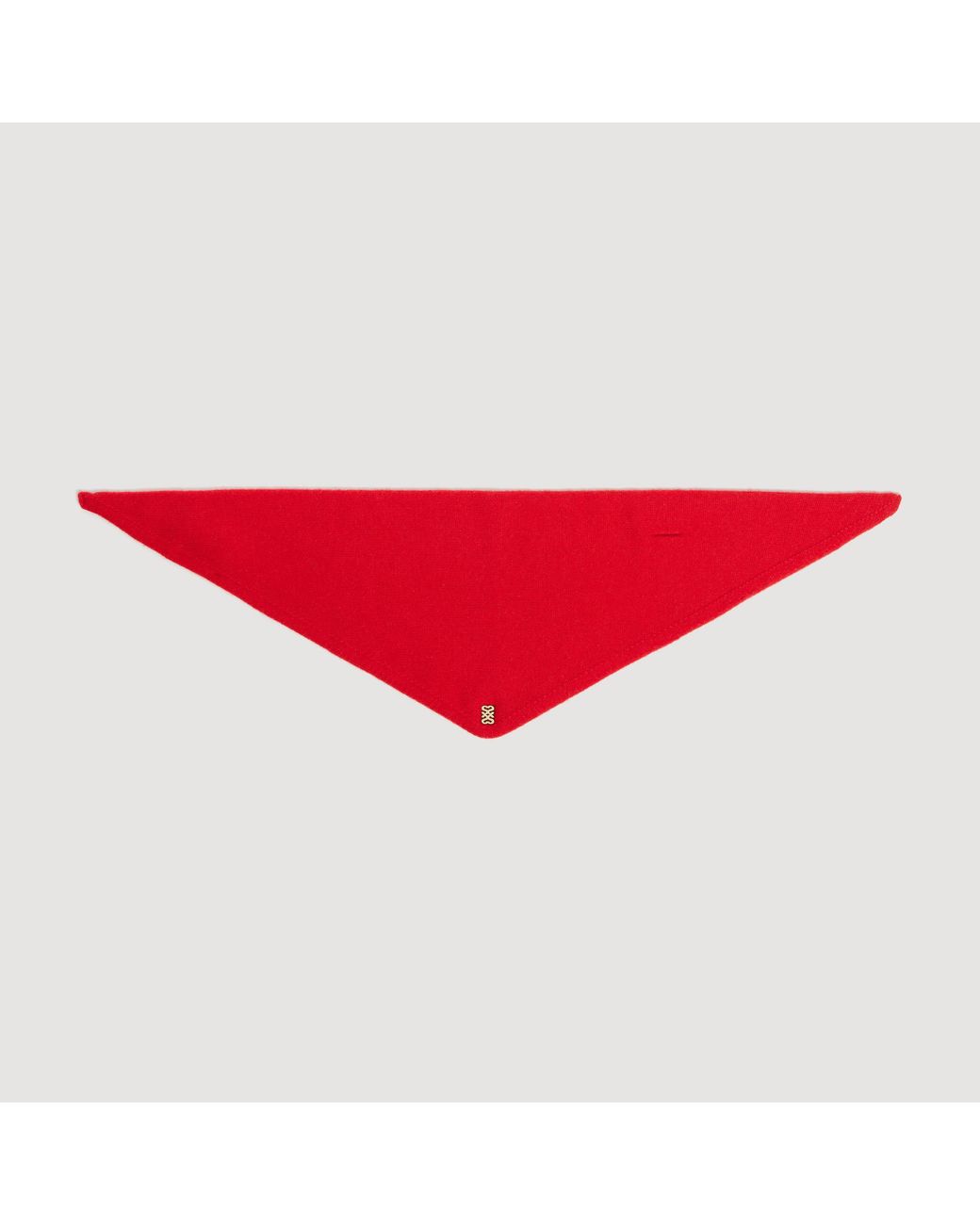 Sandro Red Tie-Up Wool And Cashmere Bandana