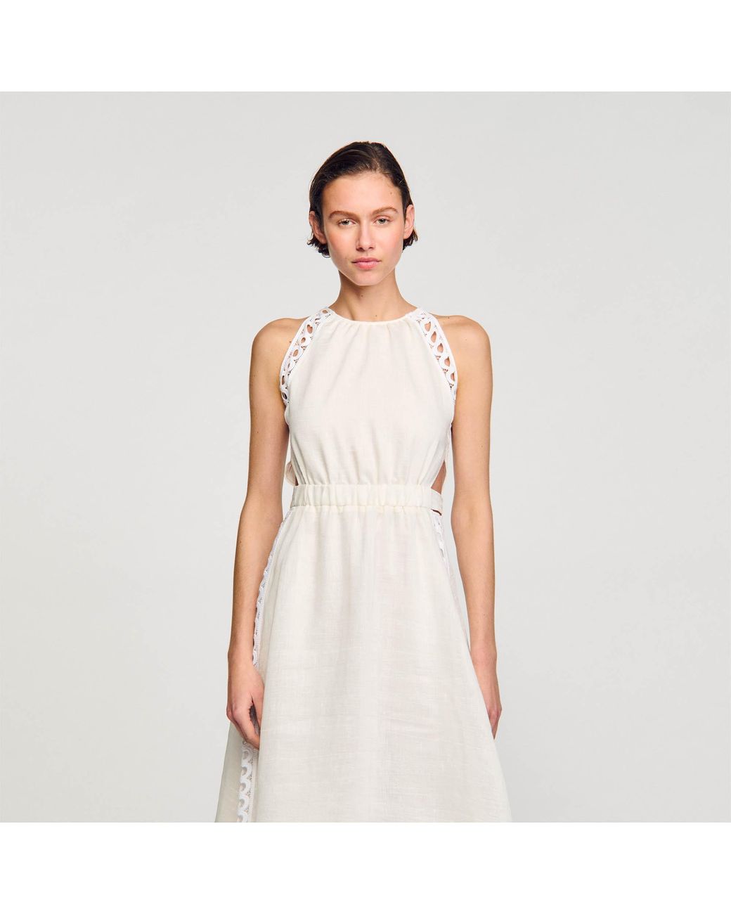 simple strapless a line wedding dress Simple Strapless Satin A Line Wedding Dress main image 0