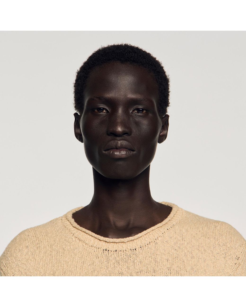 Pull en coton effet bouclette Sandro pour homme en coloris Natural