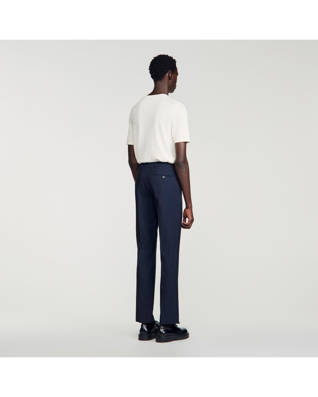 Sandro Blue Suit Trousers for men