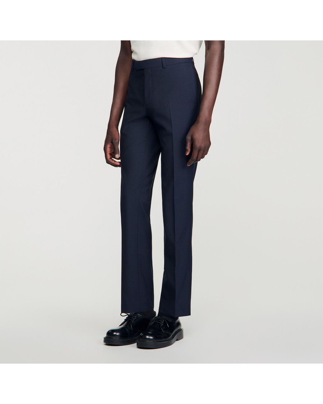 Sandro Blue Suit Trousers for men