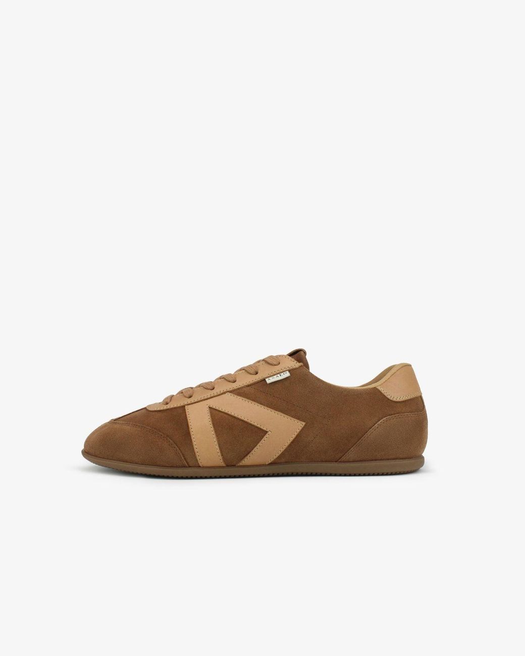Sans Matin Brown Iris Low Top Trainers, Suede Leather, Water-Resistant, For for men