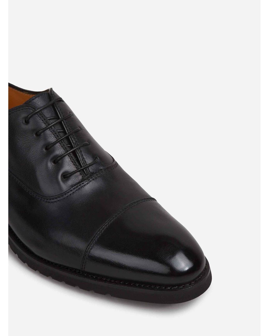 Bontoni White Savoia Leather Shoes for men