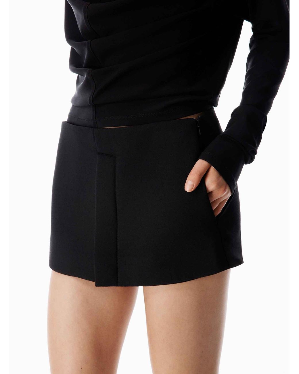 Alexander Wang Black Technical Skirt-Pants