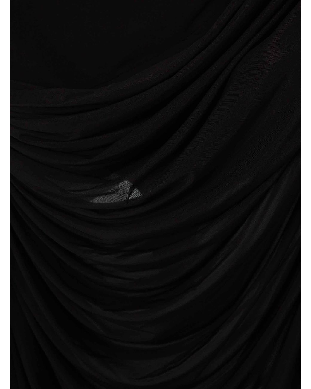 Safiyaa Black Maxi Knitted Dress
