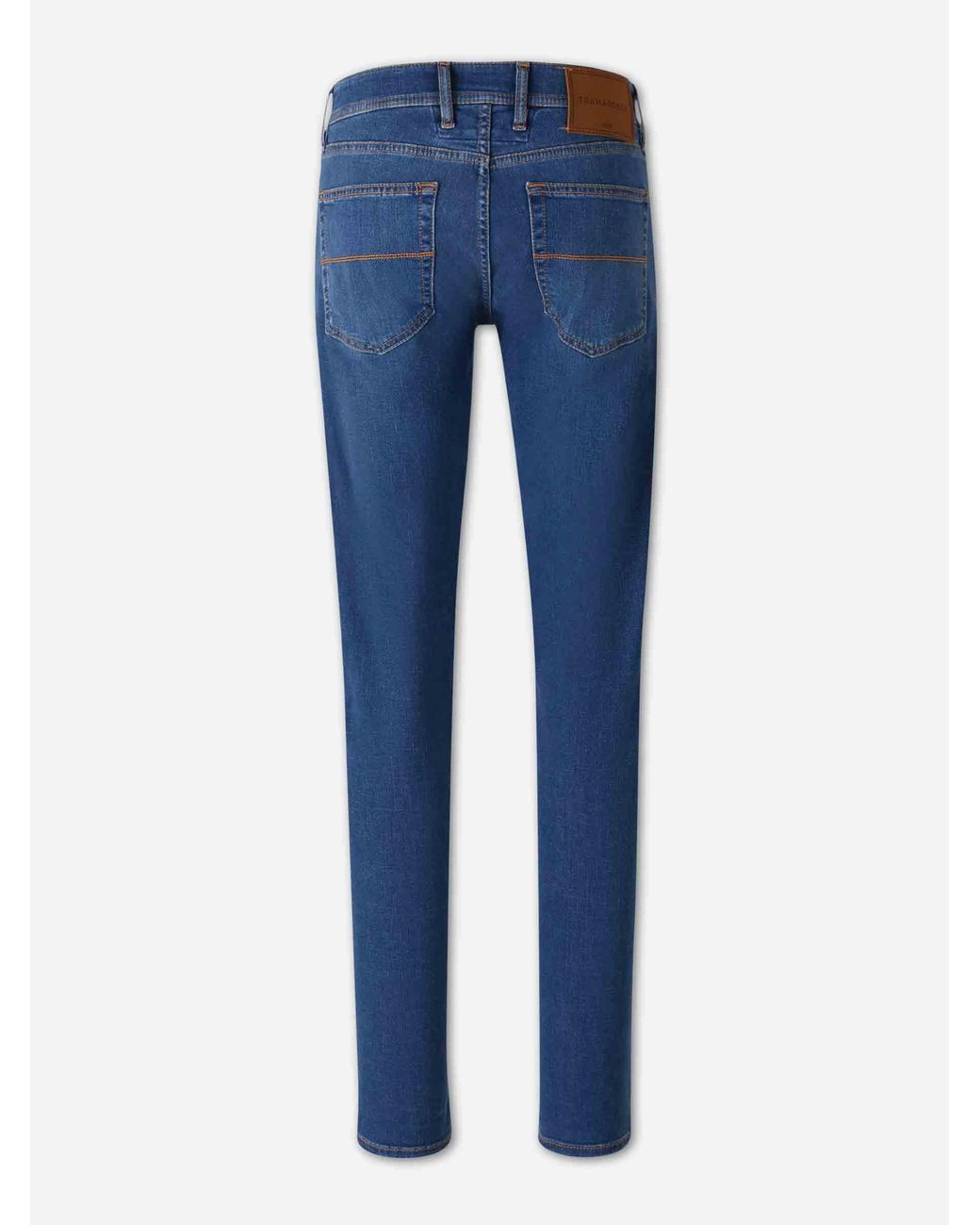 Tramarossa Blue Straight Jeans for men
