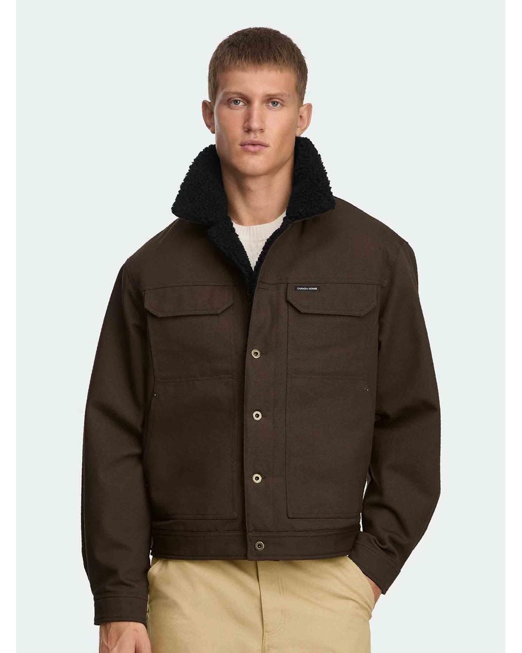 Canada Goose Brown Ash Lightweight Jacket for men