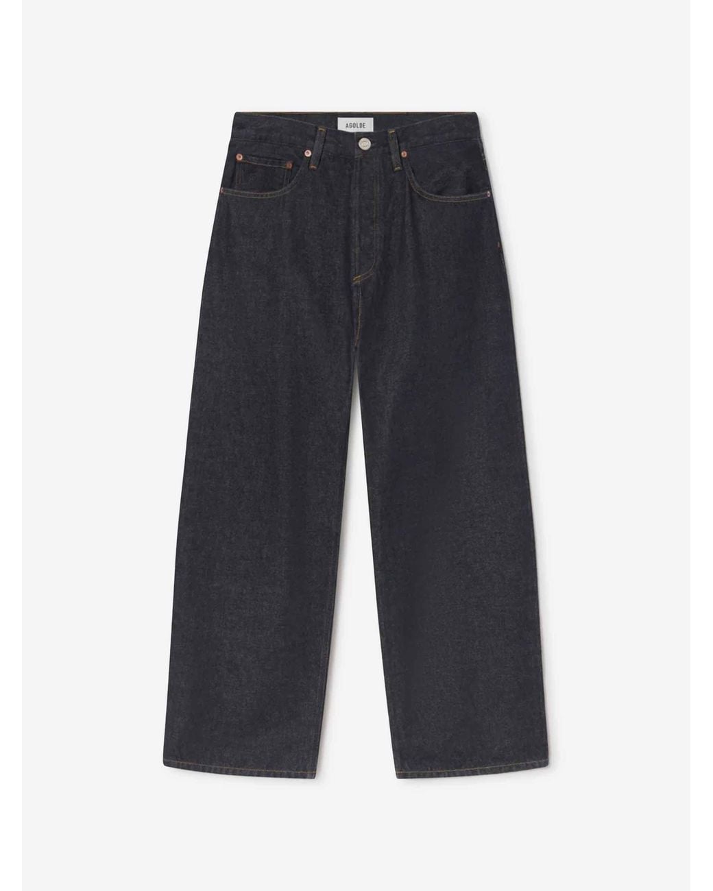 Agolde Blue Magnus Wide Leg Jeans for men