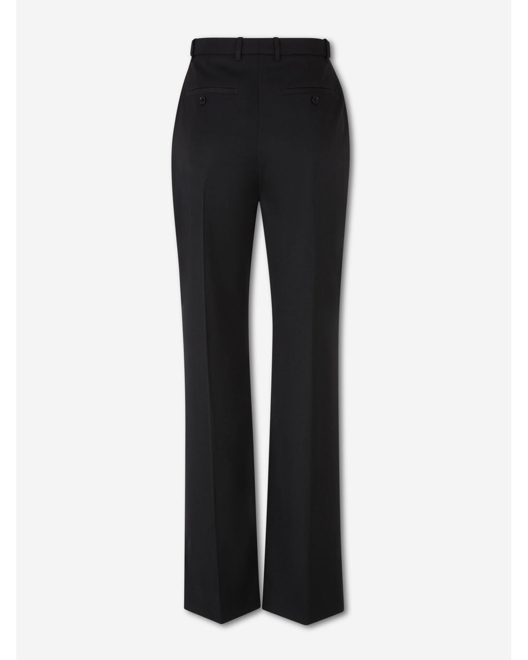 McQueen Black Wool Dress Pants