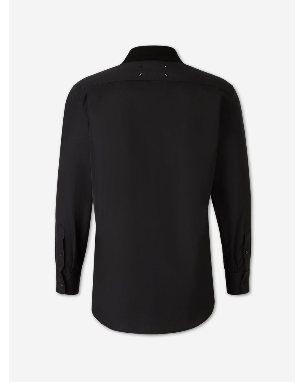 Maison Margiela Black Cupro Cotton Shirt for men
