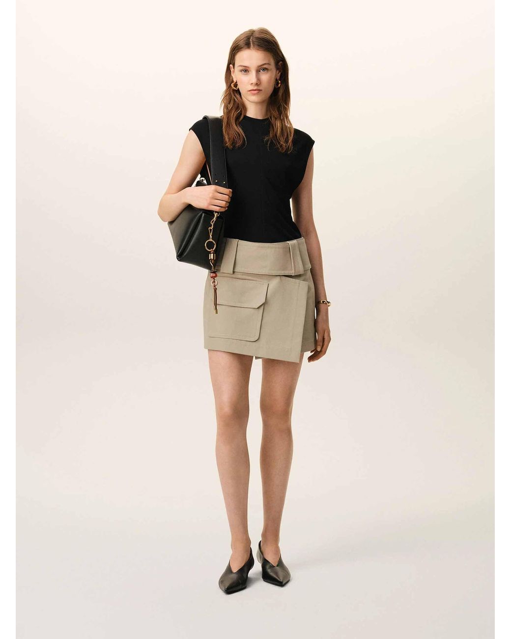 AMI Black Short Sleeve T-Shirt