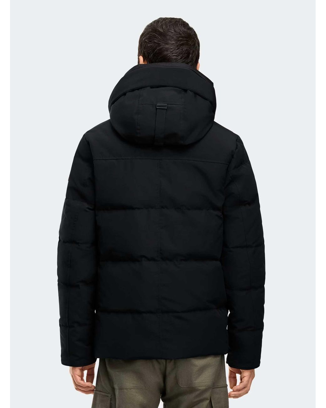 Canada Goose Black Wyndham Short Down Jacket for men