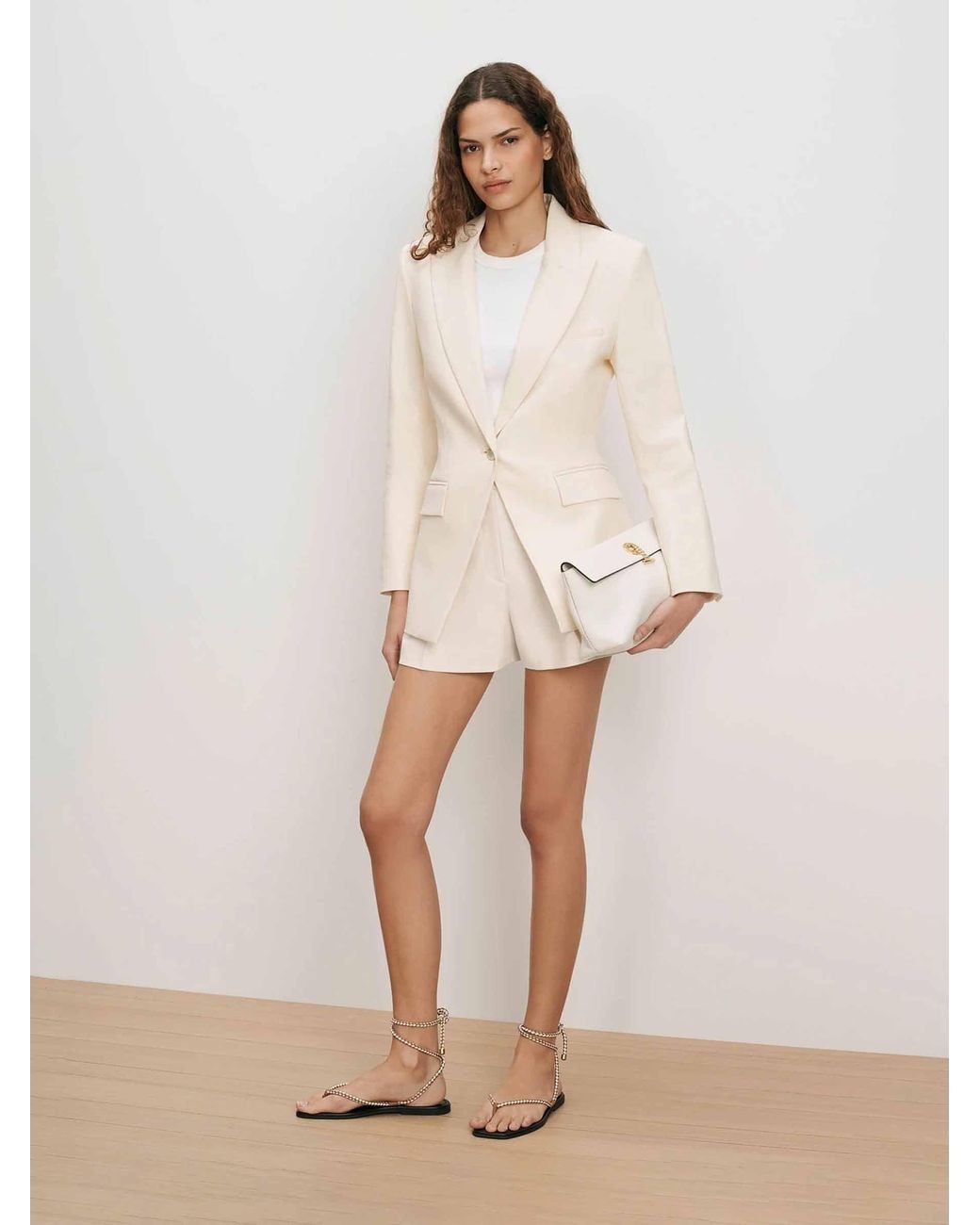 Veronica Beard Natural Blazer Chandler Dickey