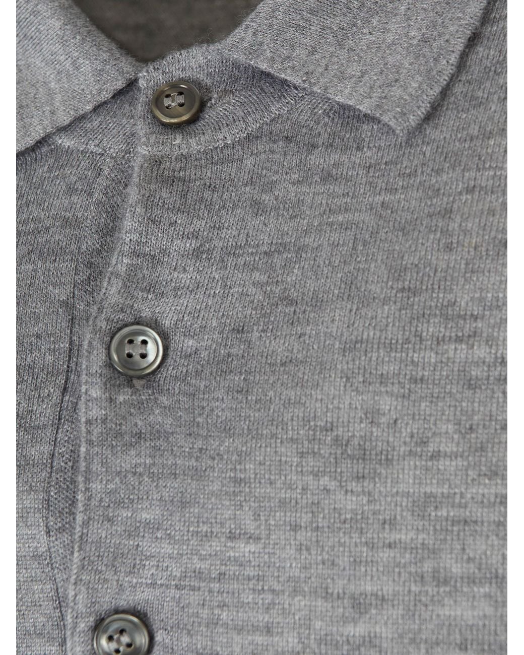 Santa Eulalia Feiner Polo-Pullover in Blue für Herren