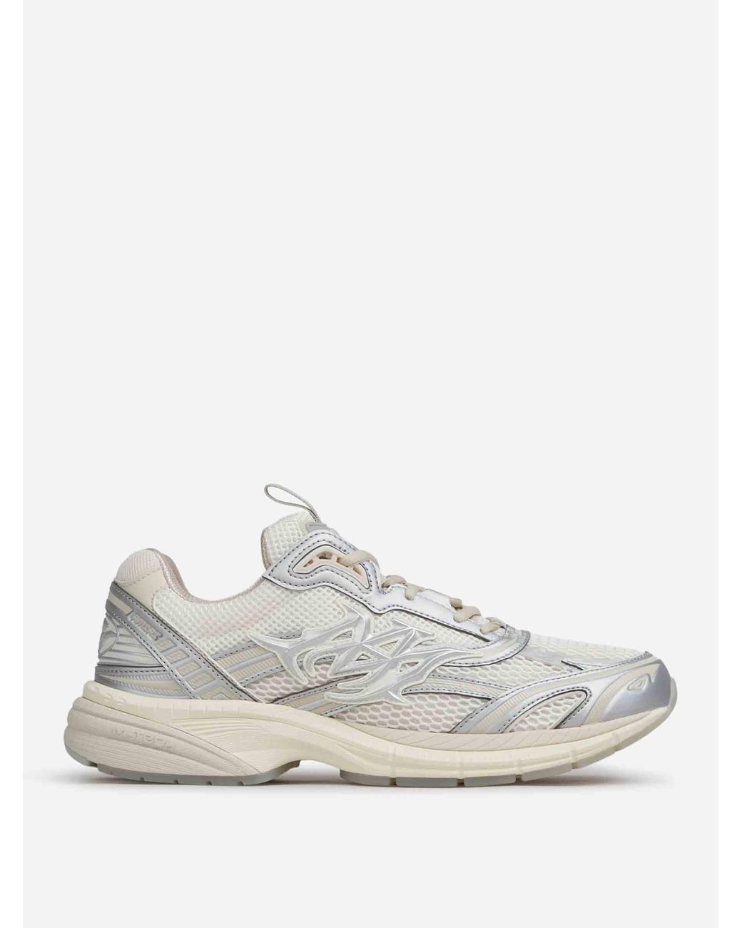 Amiri White Metallic M-Tech Sneakers for men