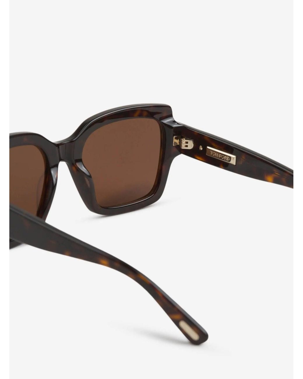 Tom Ford Gray Square Sunglasses