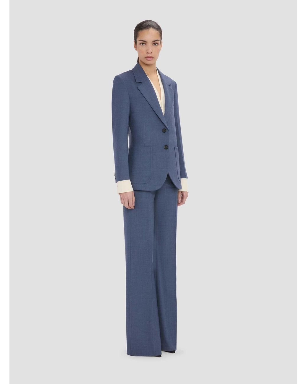 Victoria Beckham Blue Katherine Blazer