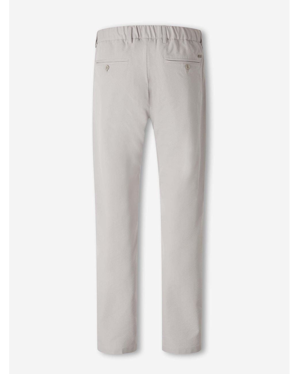 Herno Gray Slim Chino Trousers for men