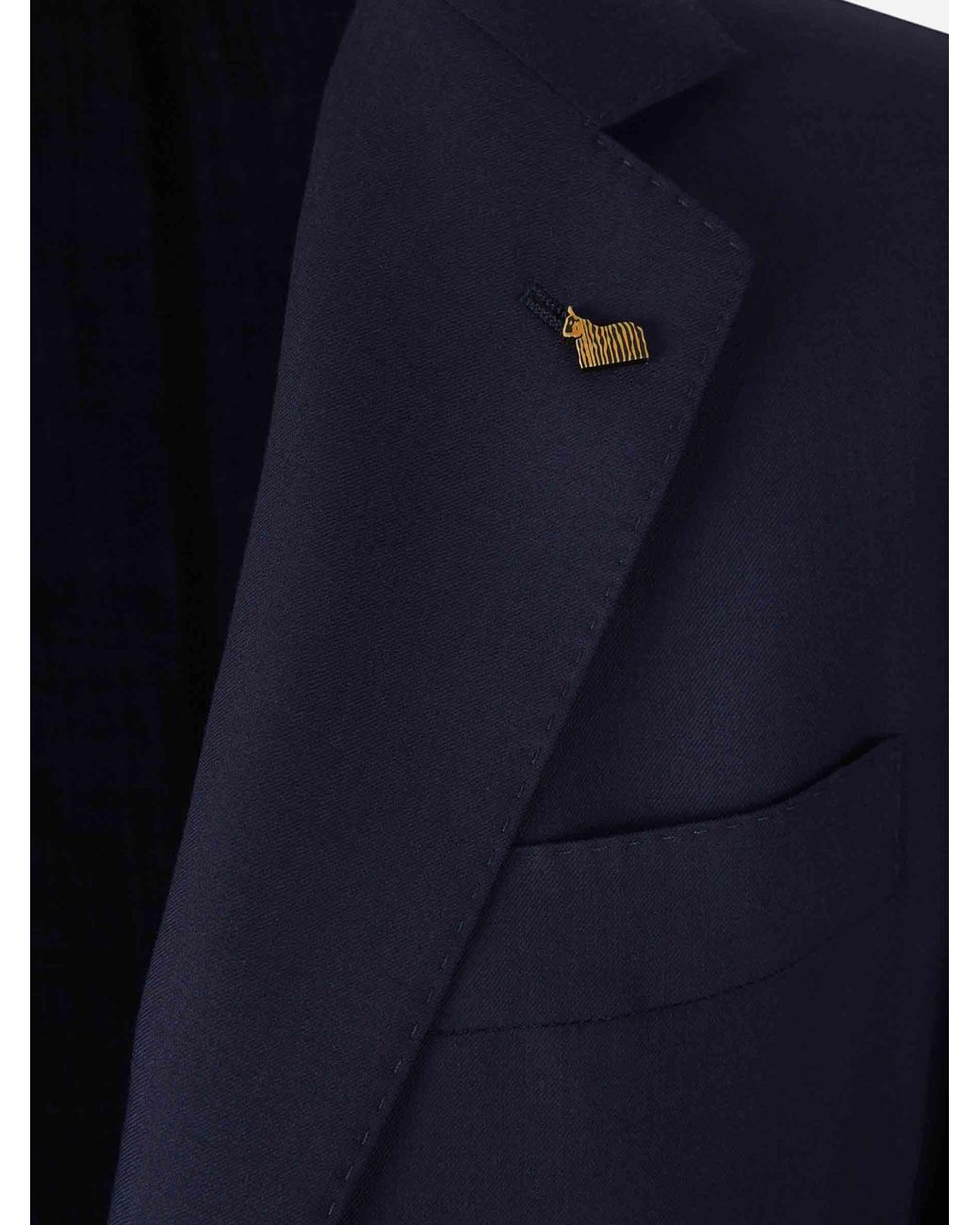 Colombo Blue Ultralight Cashmere Blazer for men