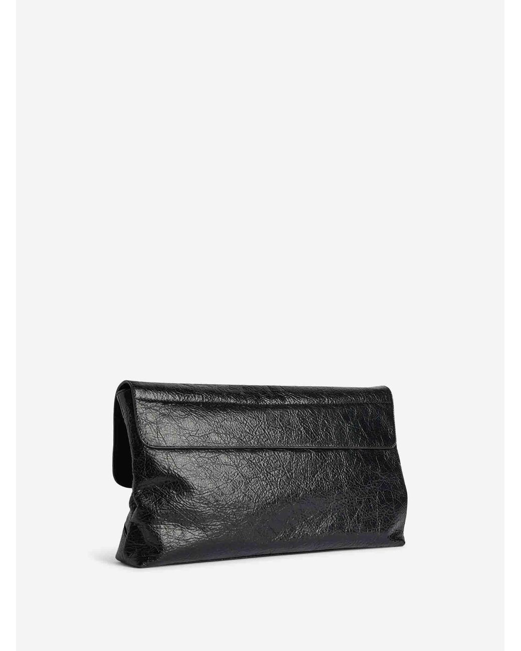 Balenciaga Black Le City Clutch Bag