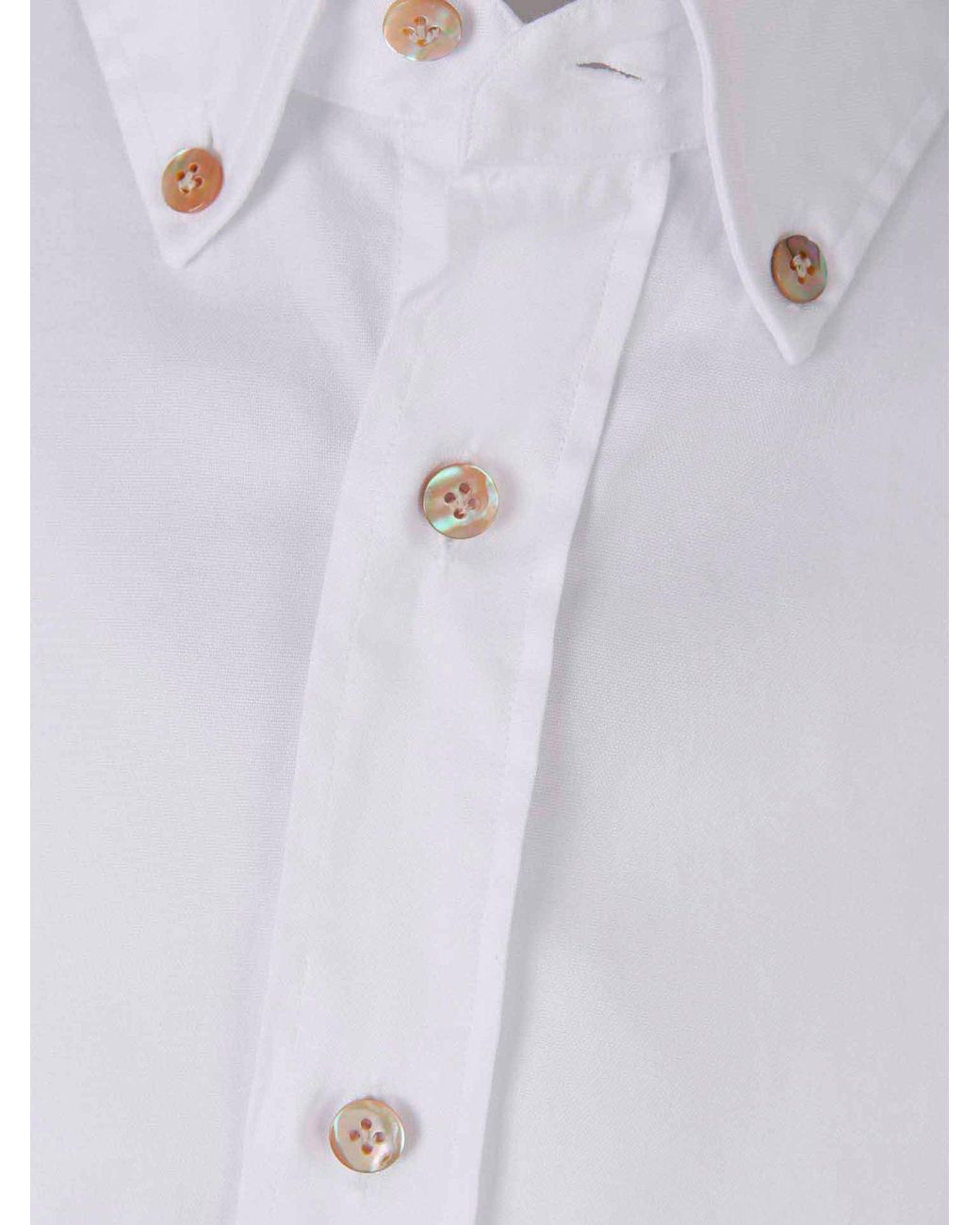 Santa Eulalia White Cotton Shirt for men