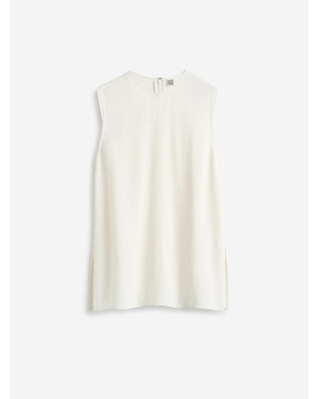 Totême White Sleeveless Blouse