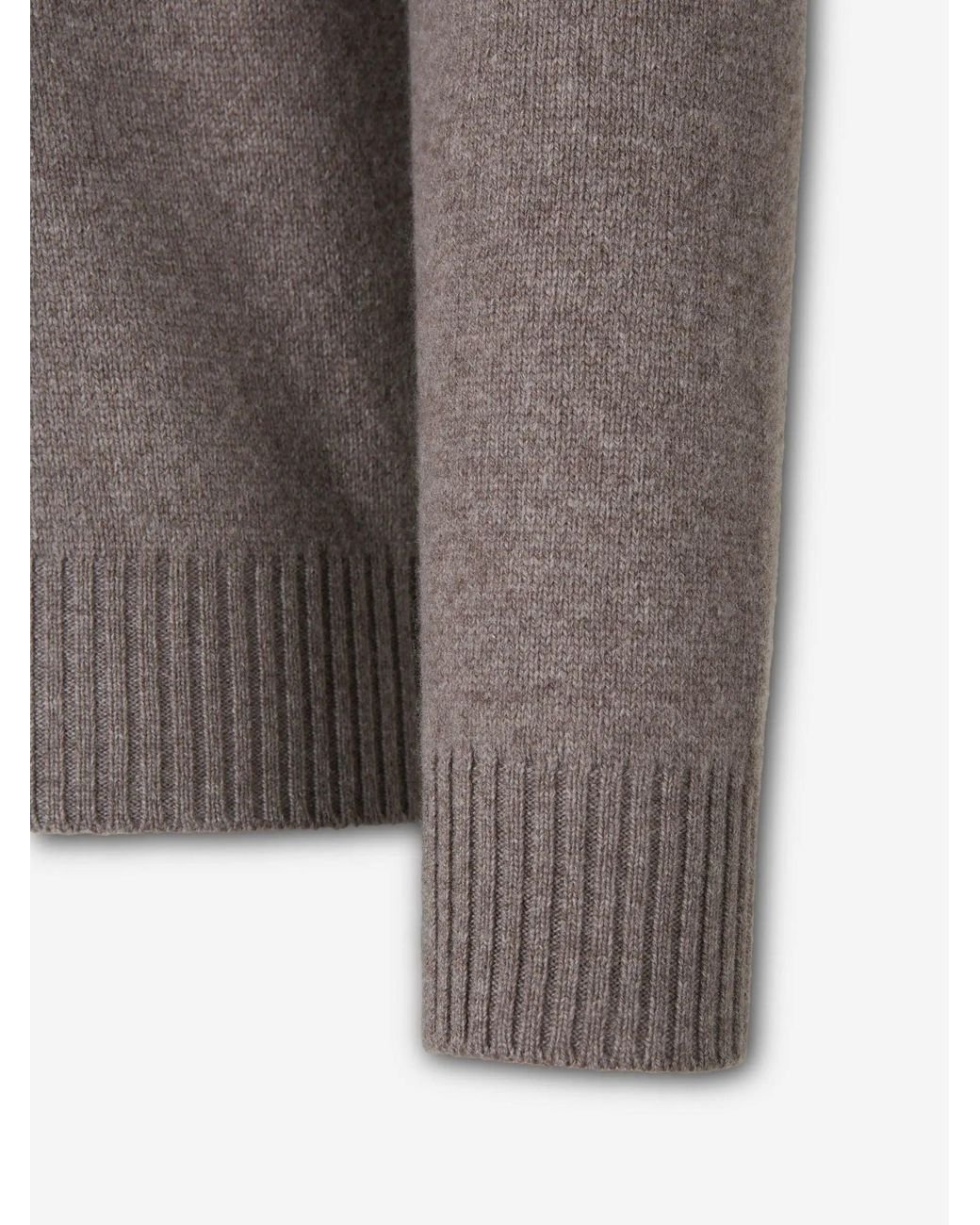 Santa Eulalia Gray High Neck Sweater for men