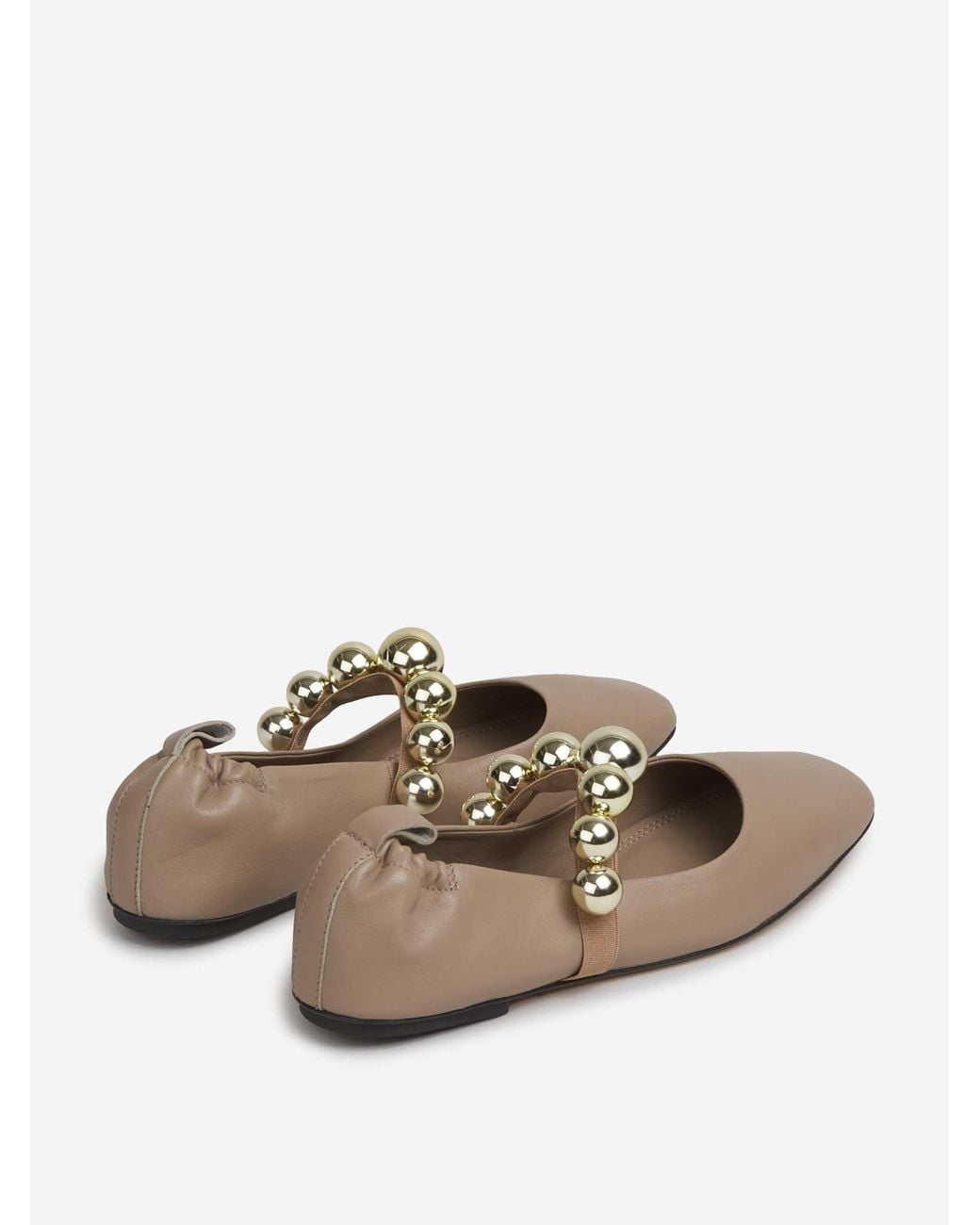 Souliers Martinez Natural Flamenco Skin Ballerinas