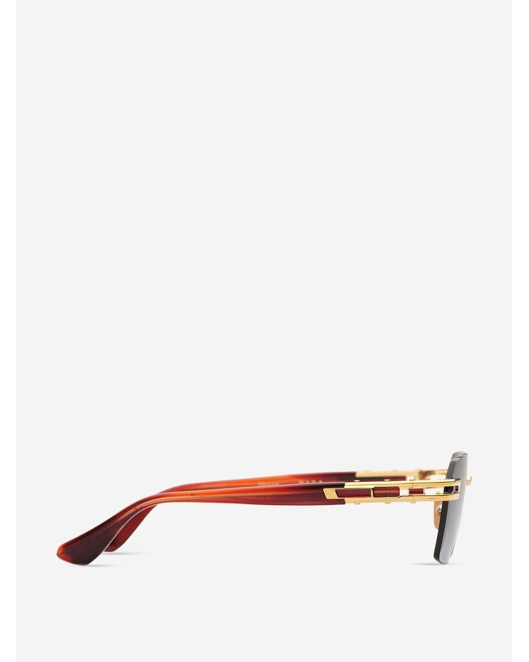 Dita Eyewear White Meta-Evo One Sunglasses for men