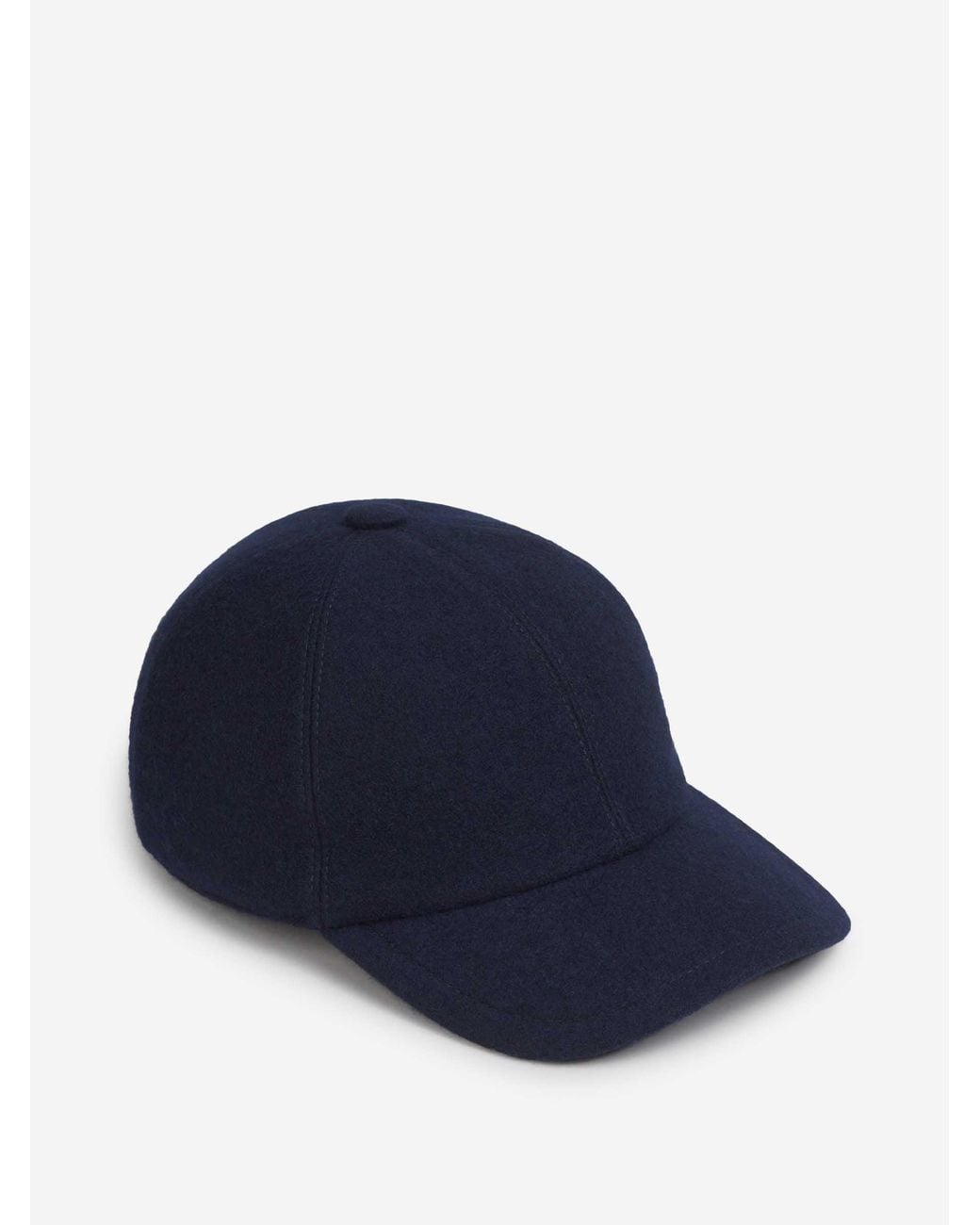Fedeli Blue Cashmere Cap for men