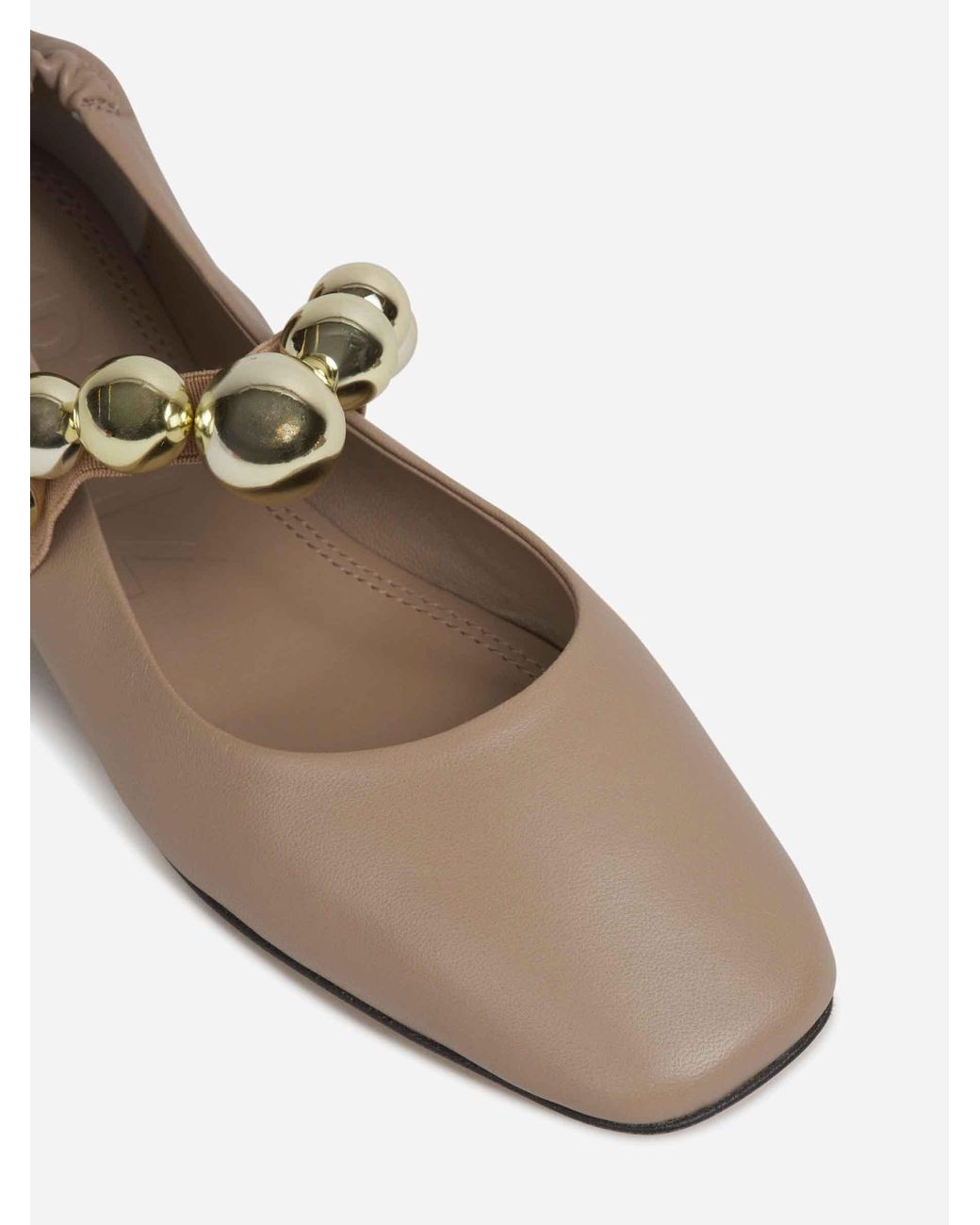 Souliers Martinez Natural Flamenco Skin Ballerinas