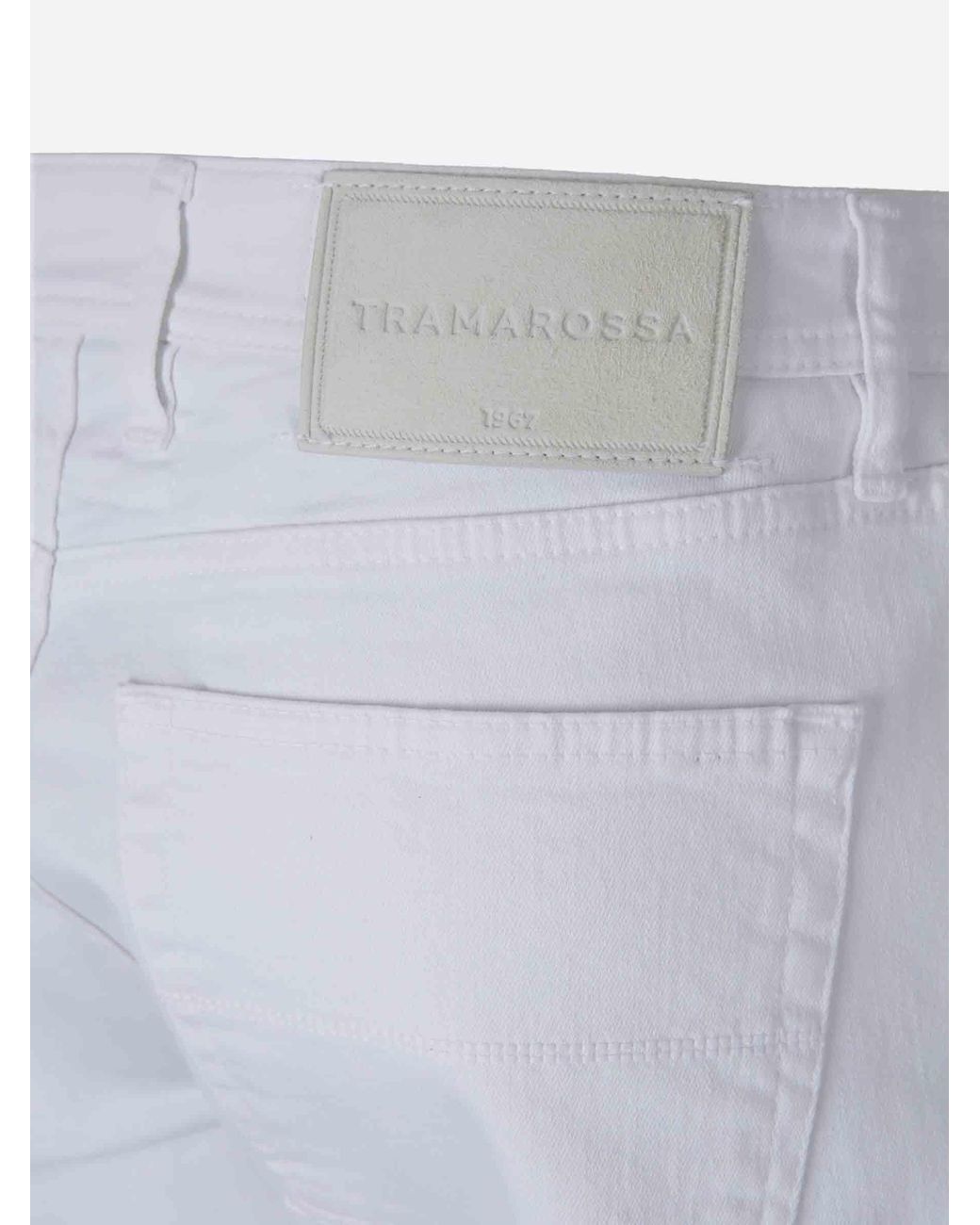 Tramarossa White Michelangelo Straight Jeans for men