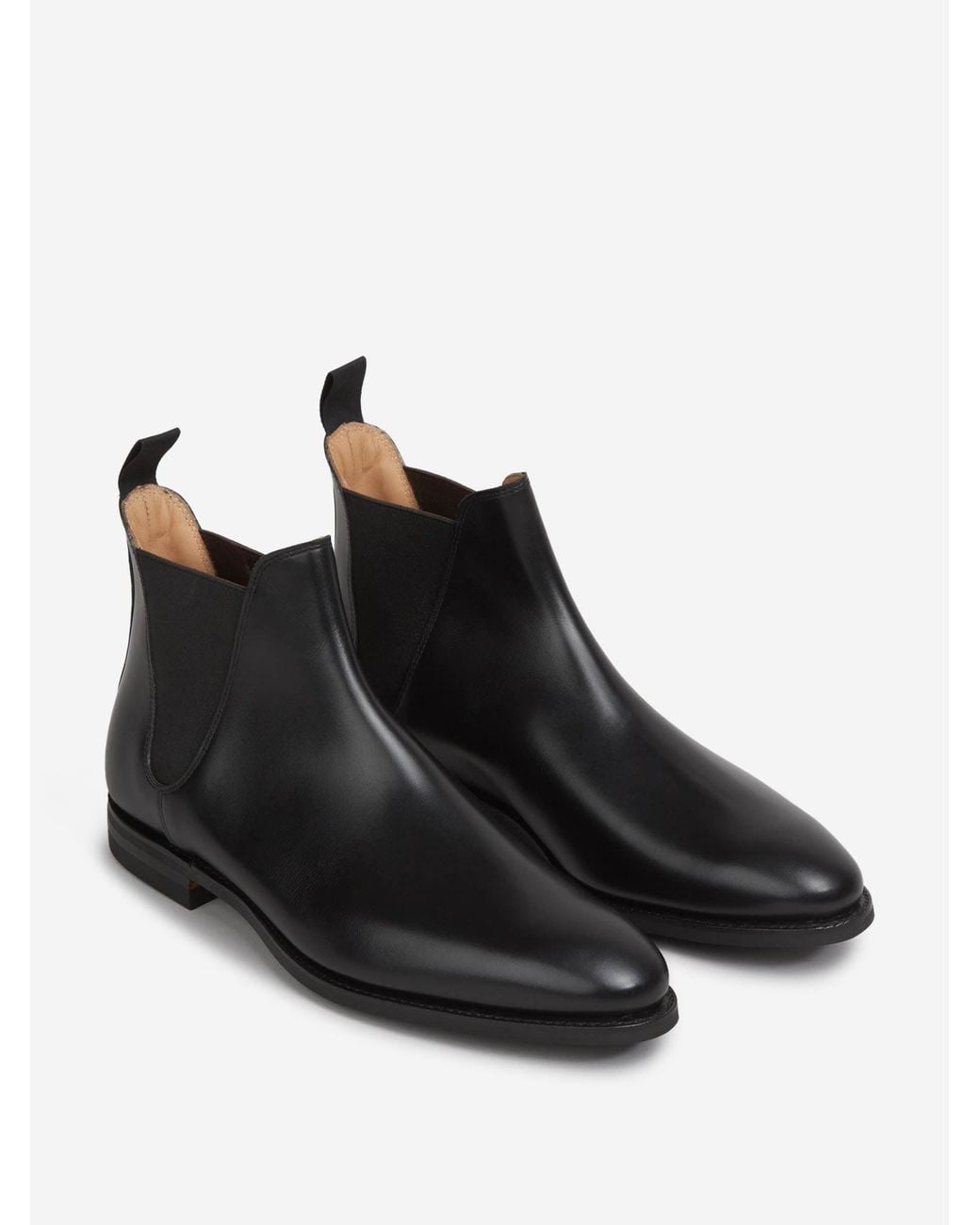 Crockett and Jones Black Chelsea Boots 8 for men
